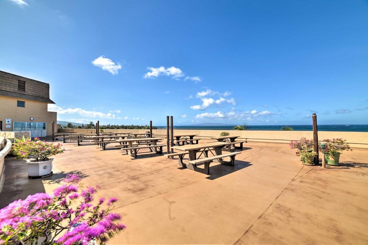 Ocean-View Kihei Condo With Lanai Steps To Beach! ภายนอก รูปภาพ