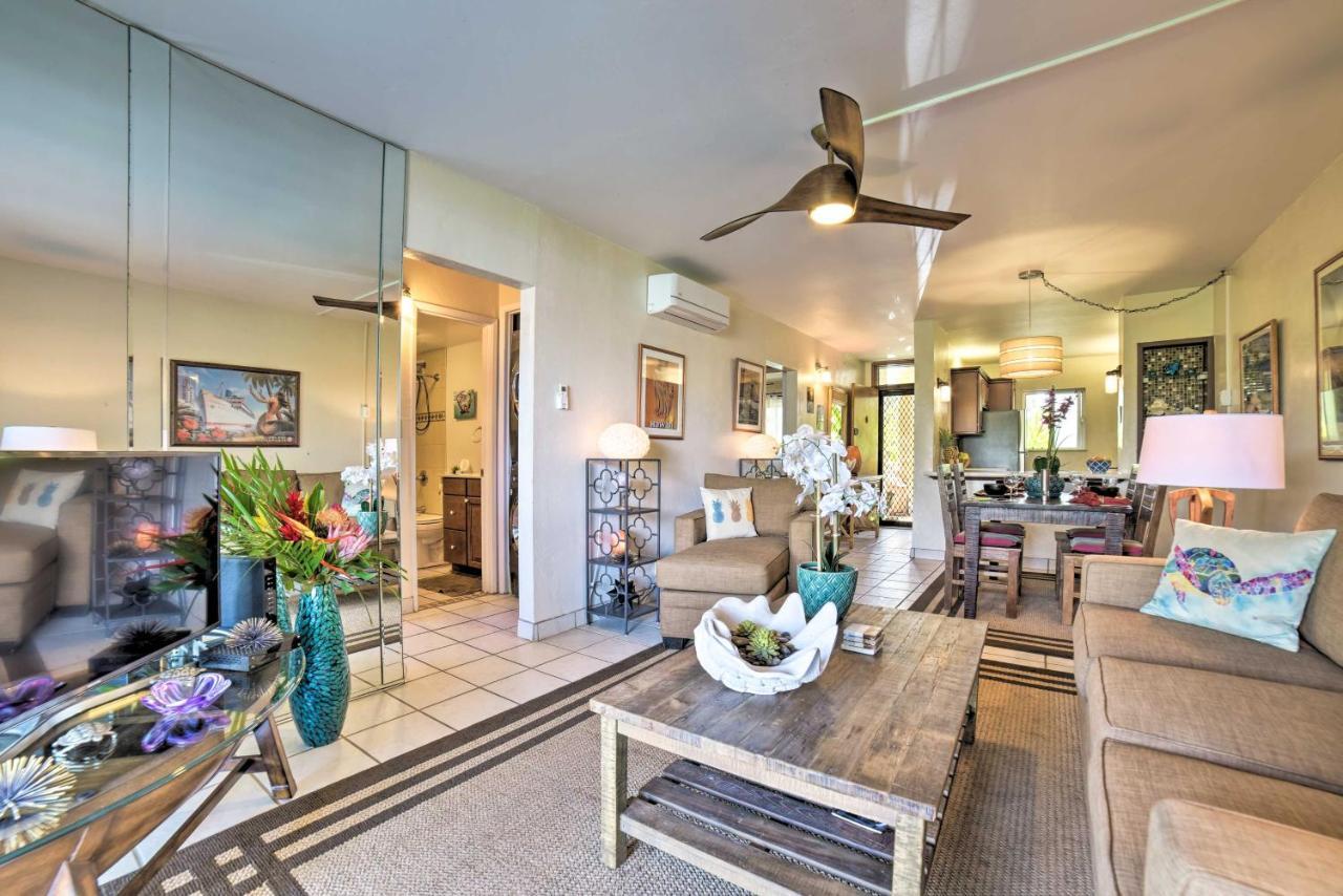Ocean-View Kihei Condo With Lanai Steps To Beach! ภายนอก รูปภาพ