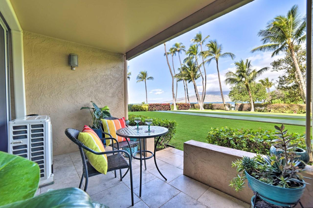 Ocean-View Kihei Condo With Lanai Steps To Beach! ภายนอก รูปภาพ