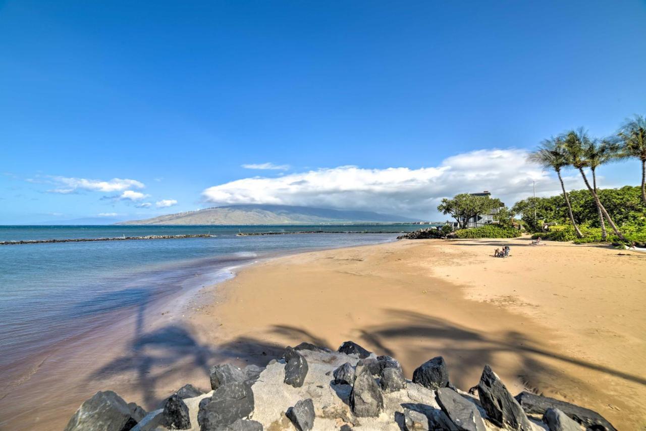 Ocean-View Kihei Condo With Lanai Steps To Beach! ภายนอก รูปภาพ